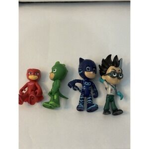 Disney PJ Masks ‎ Action Figures Catboy Owlette Gekko Romeo Set Of 4